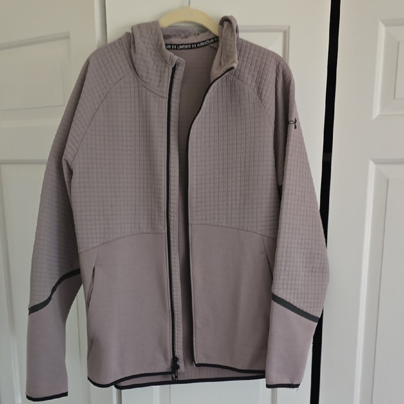 Under Armour Gray Full-Zip Jacket - Picture 1 of 4